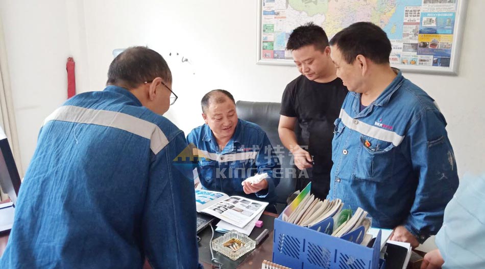 精城特瓷赴四川某水泥廠現場勘察以及技術交流