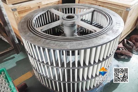 高爐礦渣分級用卡槽式鋯鋁復合陶瓷內襯分級輪——高硬度高韌性，終結頻繁更