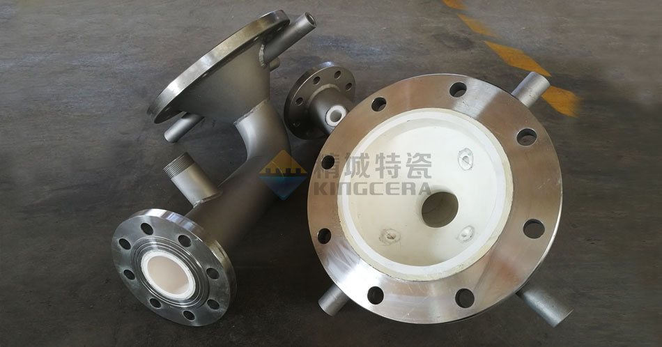 鋰電池行業(yè)耐磨陶瓷進料管-增壓管